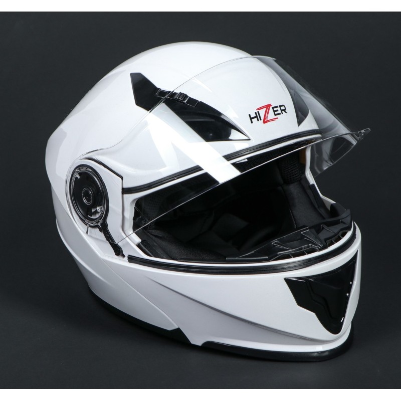 Мотошлем Hizer 627, белый, размер L