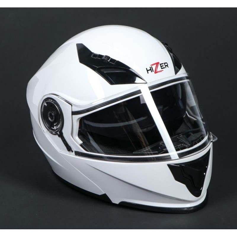 Мотошлем Hizer 627, белый, размер L