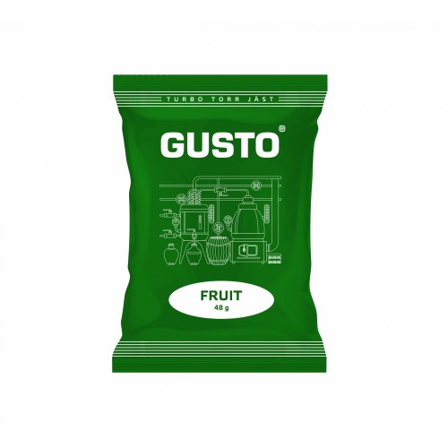 Дрожжи спиртовые турбо Gusto Fruit, 48 г