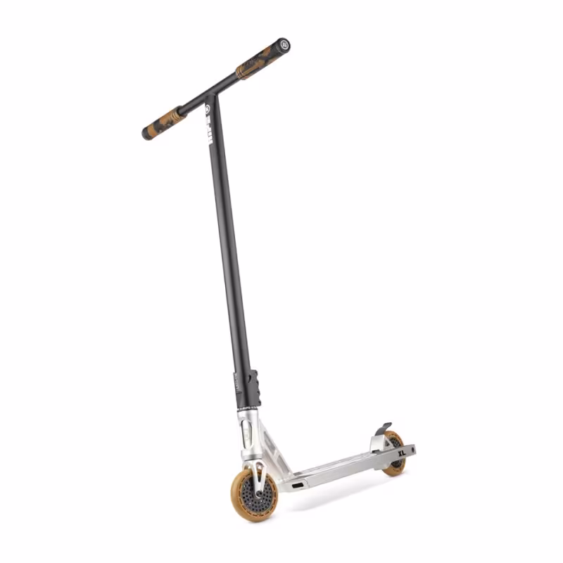 Самокат трюковой Hipe XL, серебристый/коричневый