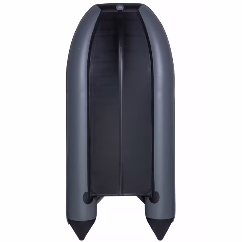 Надувная лодка ПВХ Адмирал 320 Classic, пайол фанерный, КМФ ОМОН серый