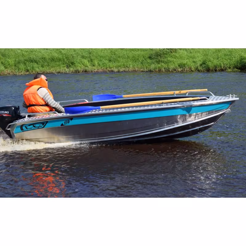 Лодка алюминиевая Wellboat NewStyle 410
