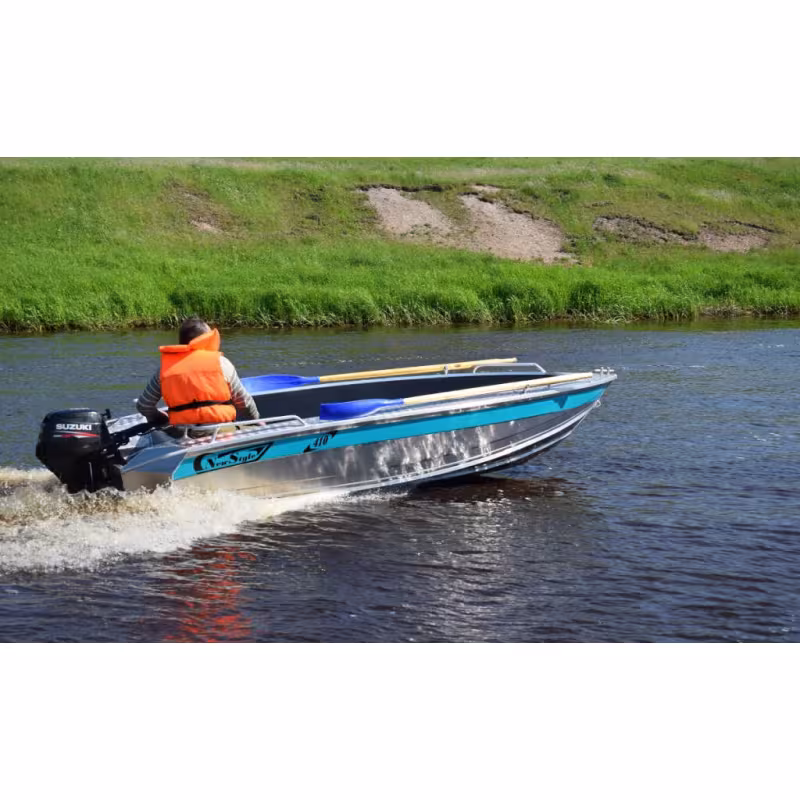 Лодка алюминиевая Wellboat NewStyle 410