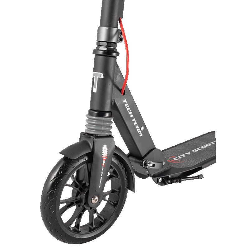 Самокат Tech Team City Scooter Disk Brake, черный