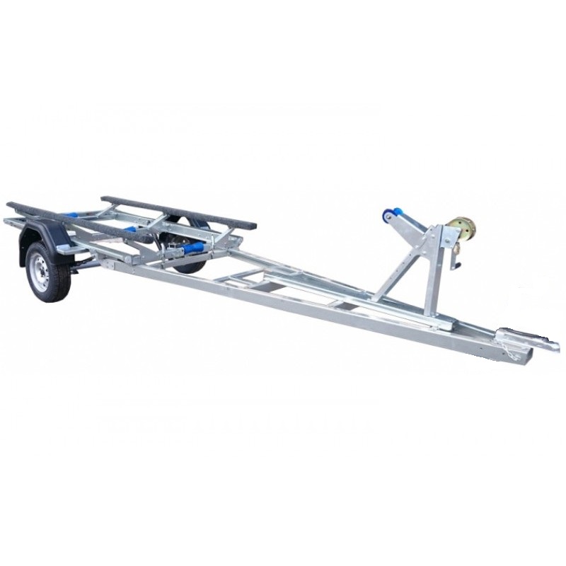 Прицеп лодочный одноосный ССТ 7132-13, ложементы, самосвал
