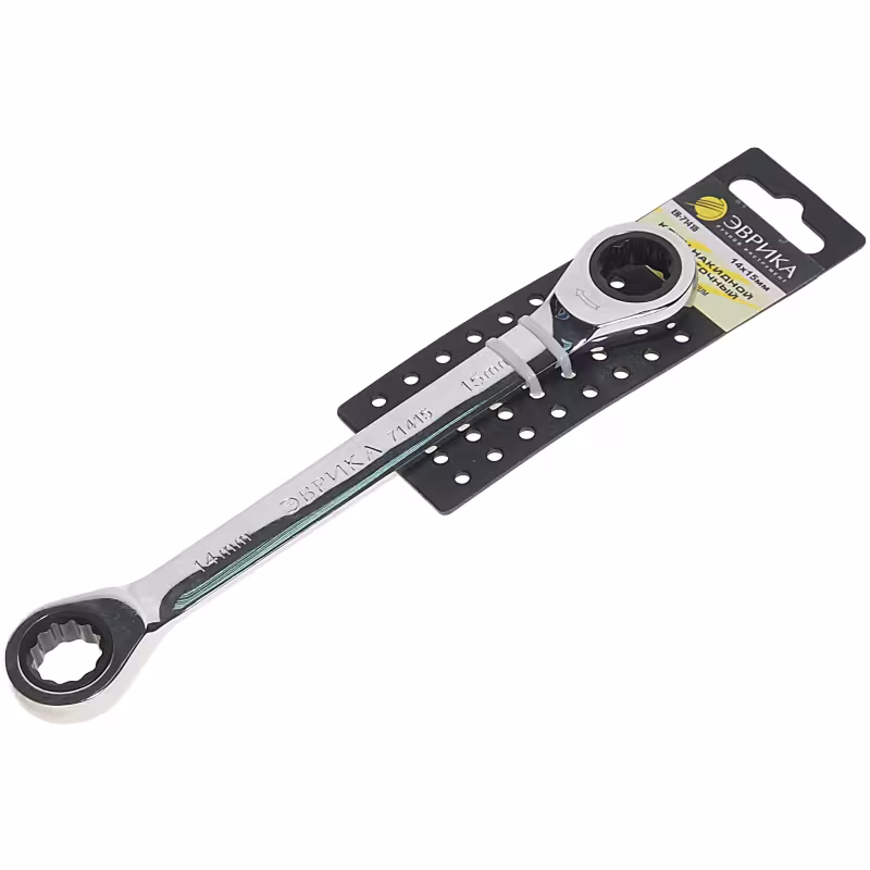 Ключ накидной Эврика ER-71415H, 14х15 мм