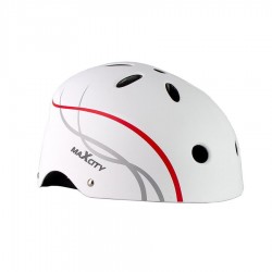 Шлем для роллеров Max City Roller Liner, белый, размер L