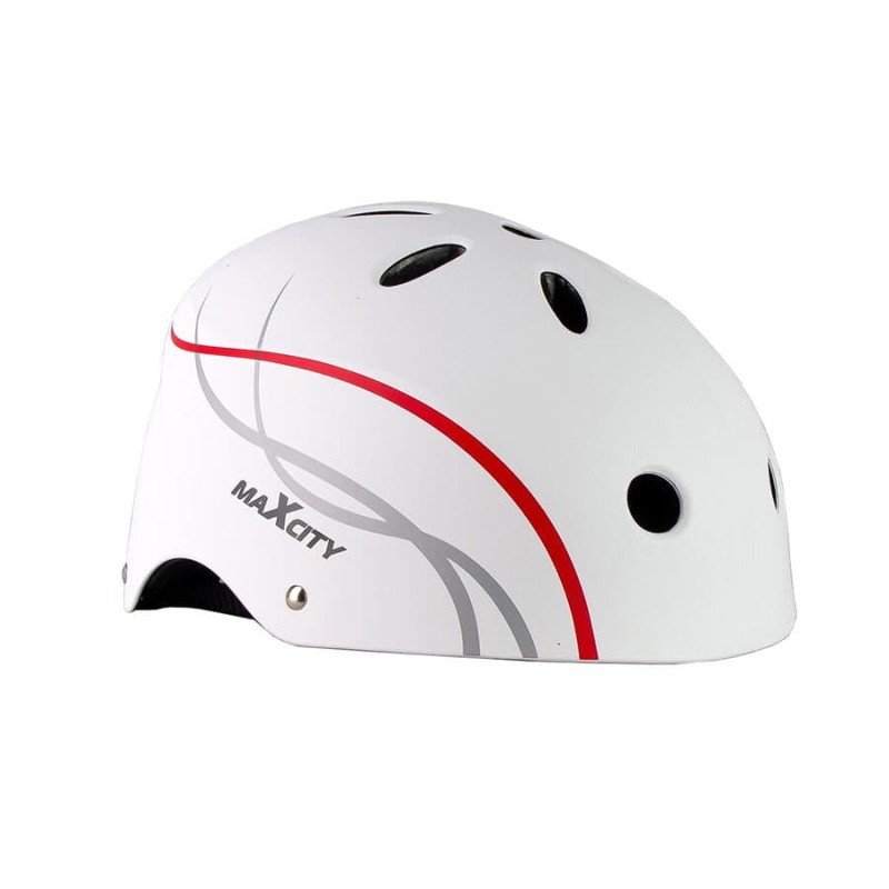 Шлем для роллеров Max City Roller Liner, белый, размер L
