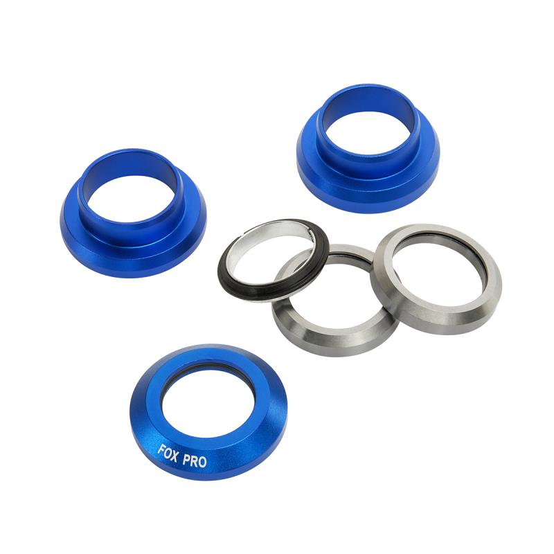 Рулевая колонка Fox Pro стандарт 1 1/8 silver/blue