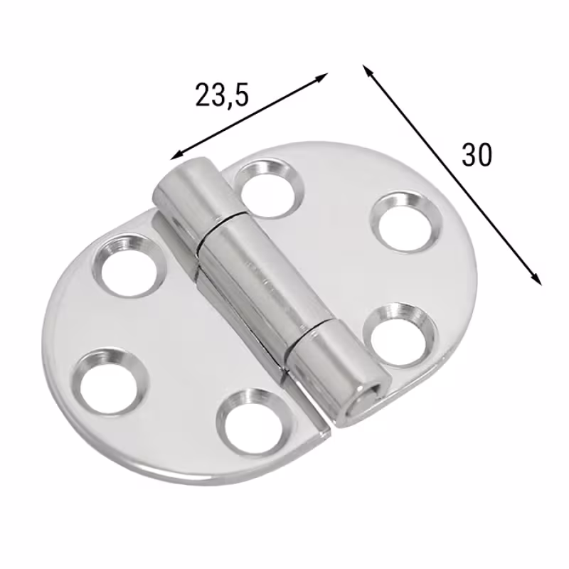 Петля неразъемная Homer 006062, 47х30х1,5 мм