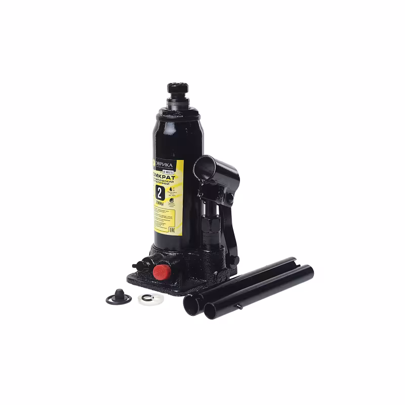 Домкрат бутылочный гидравлический Эврика ER-80021S, 2 т 