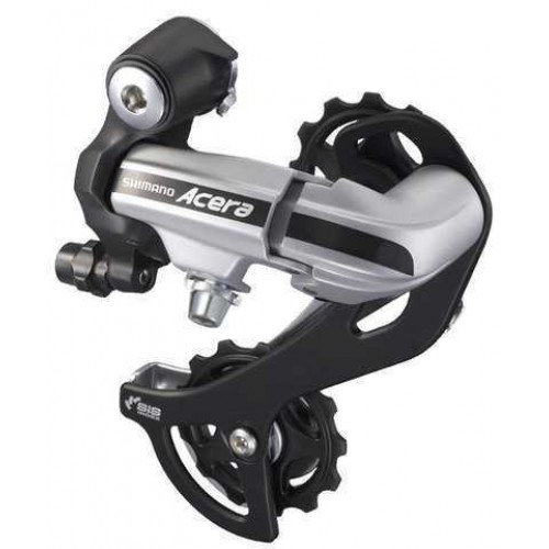 Переключатель задний Shimano Acera RD-M360, ERDM360SGSS, 7-8 скоростей, резьба, серебро