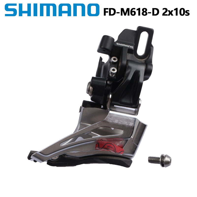 Переключатель передний Shimano Deore M618-D, IFDM618DT6, верхняя тяга, черный