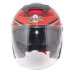 Мотошлем AiM JK526, красный/серый/черный, размер L