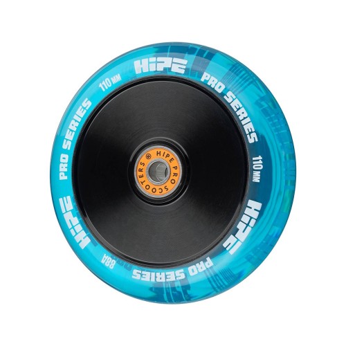 Колесо для самоката Hipe H05, 110 мм, черный/голубой