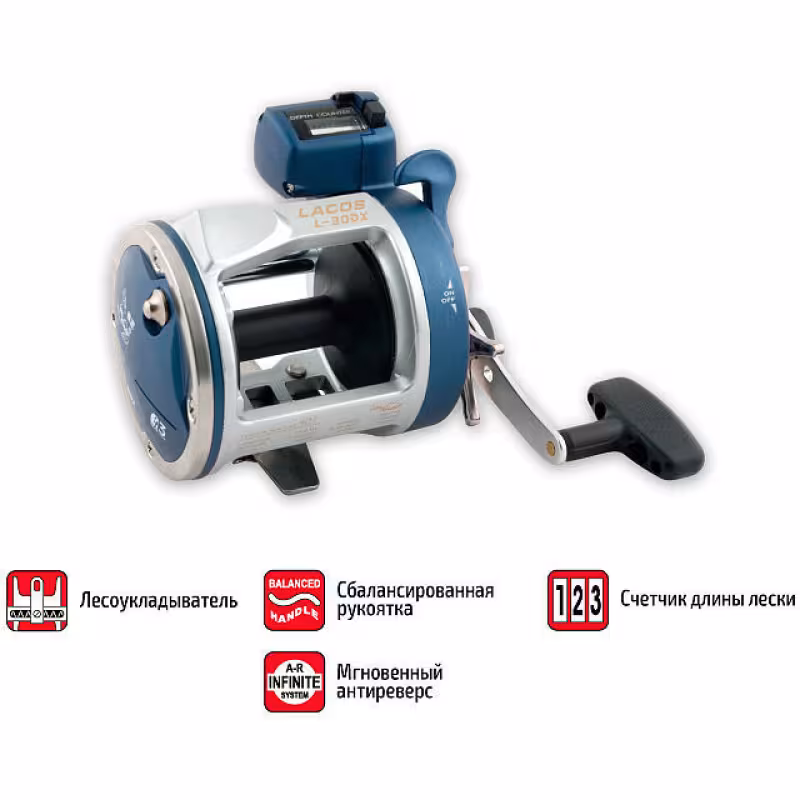 Катушка мультипликаторная Line Winder Lacos 30DX