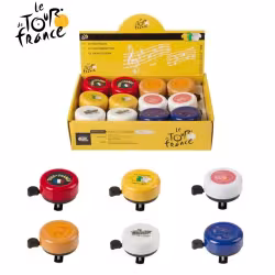 Звонок велосипедный "Tour de France", алюминиевый, D56 мм, 1/12