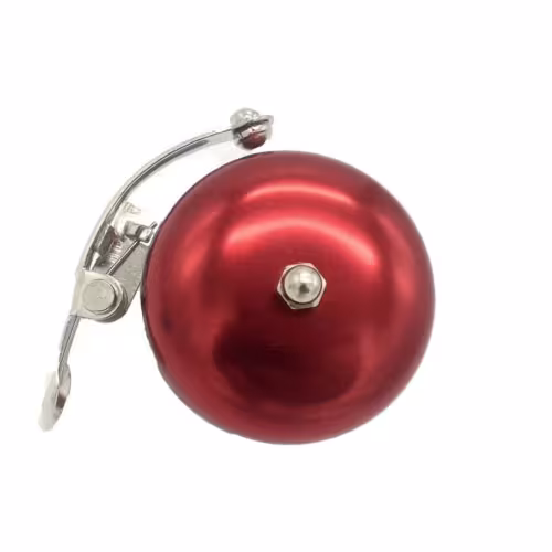 Звонок велосипедный "Винтаж", алюминиевый, D57 мм, красный