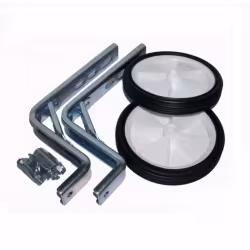 Колесики поддерживающие, боковые, 12"-18", 120 мм, черные/белые