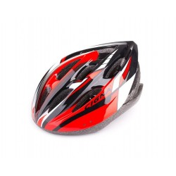 Велошлем Cigna WT-040, чёрный/красный/белый, 57-62 см