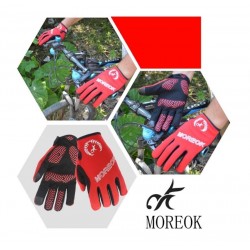 Велоперчатки Moreok, красный, размер L