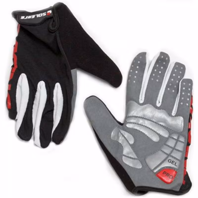 Велоперчатки Solehre SB-05-6569, черный/серый, размер XXL