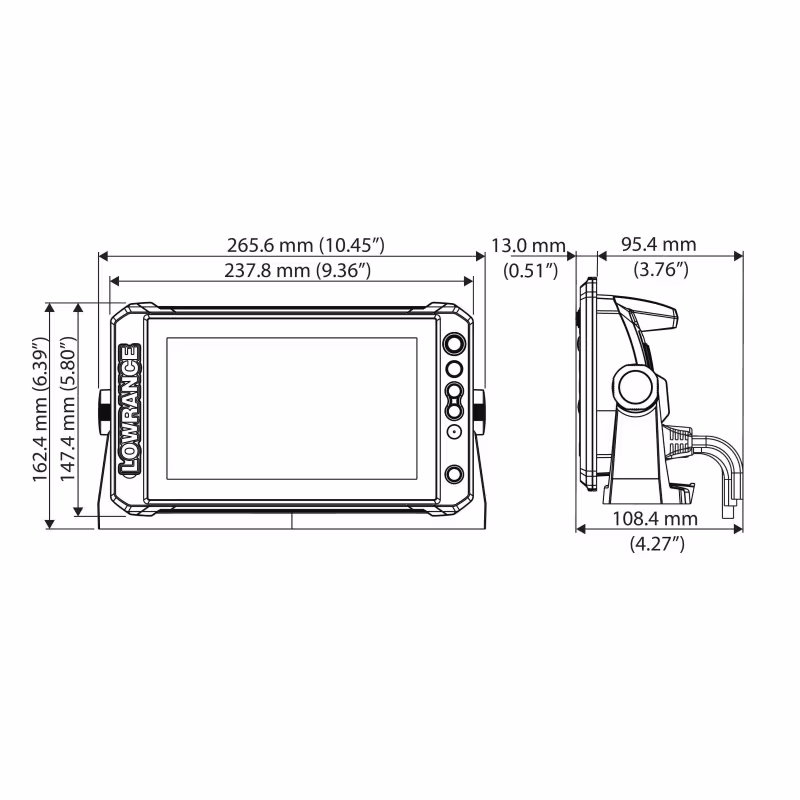 Картплоттер-эхолот Lowrance Elite FS 7 с датчиком Active Imaging 3-в-1