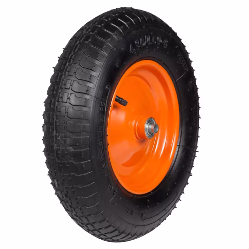 Колесо пневматическое для тачки PR3500-20 14х350-8 20/95мм, оранжевый