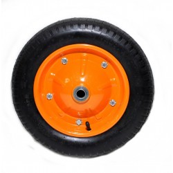 Колесо пневматическое для строительной тачки PR3501-16, 14", оранжевый
