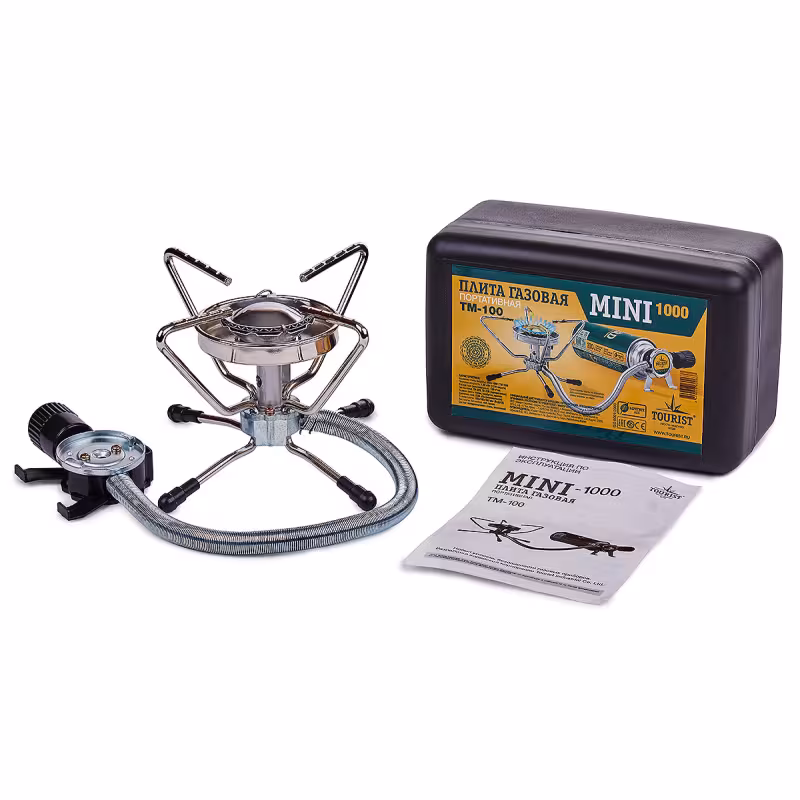 Плитка газовая портативная Tourist Mini-1000 ТМ-100