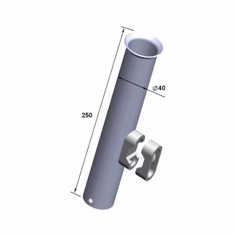 Держатель спиннинга Техномарин 030602T, крепление на леер