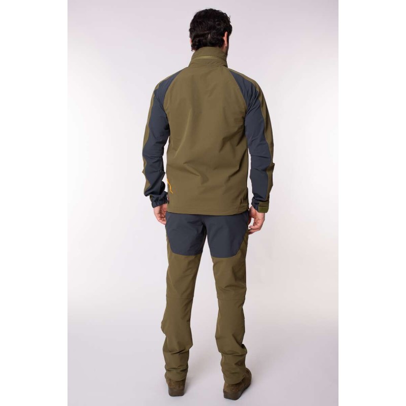 Костюм мужской Triton Gear Reptil, ткань SoftShell APEX, хаки, размер 52-54, 170-176 см