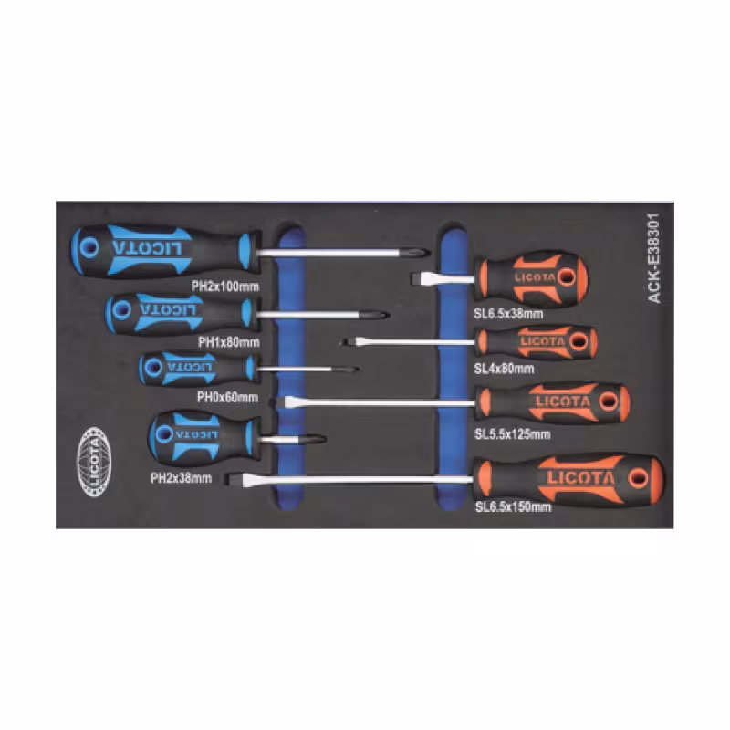Тележка с набором инструментов Licota AWX-2602RTSEK01, 5 полок, 247 предметов
