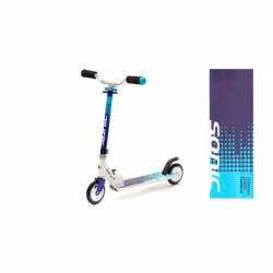 Самокат детский Trix Sonic, белый/синий