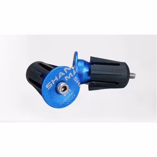 Баренды (заглушки руля) SHANMASHI (пара), алюминиевые, синие