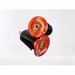 Баренды (заглушки руля) SHANMASHI (пара), алюминиевые, оранжевые