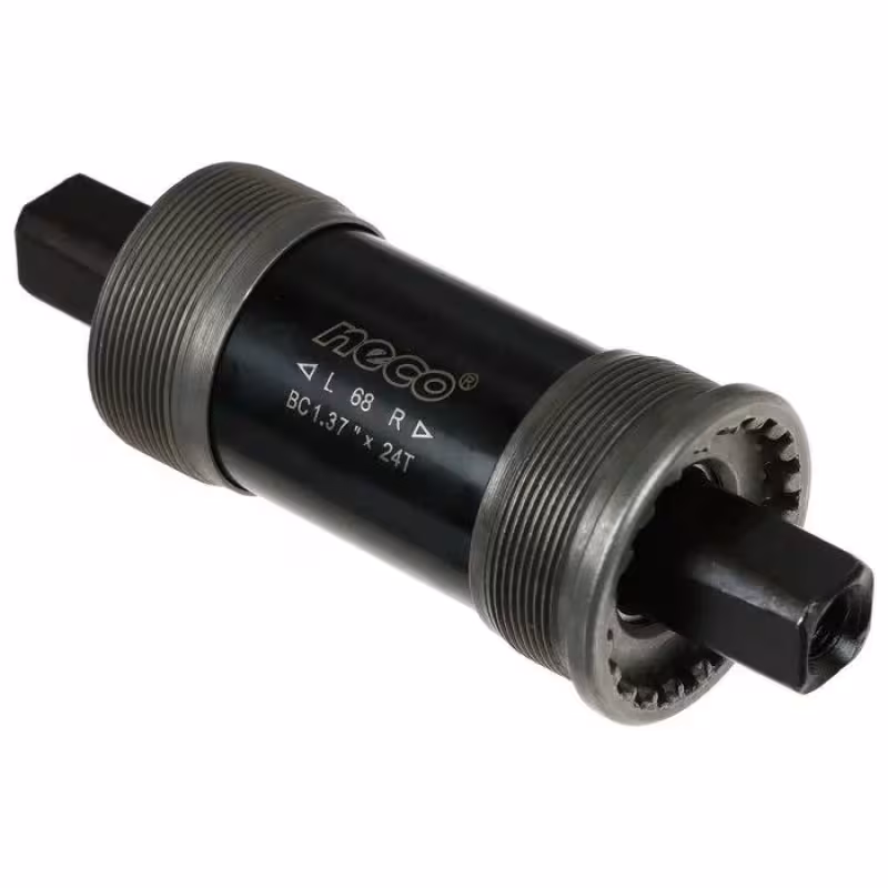 Каретка-картридж Neco B910 B910P-1225, 68x122,5 мм, картридж под квадрат SQR, стальные чашки