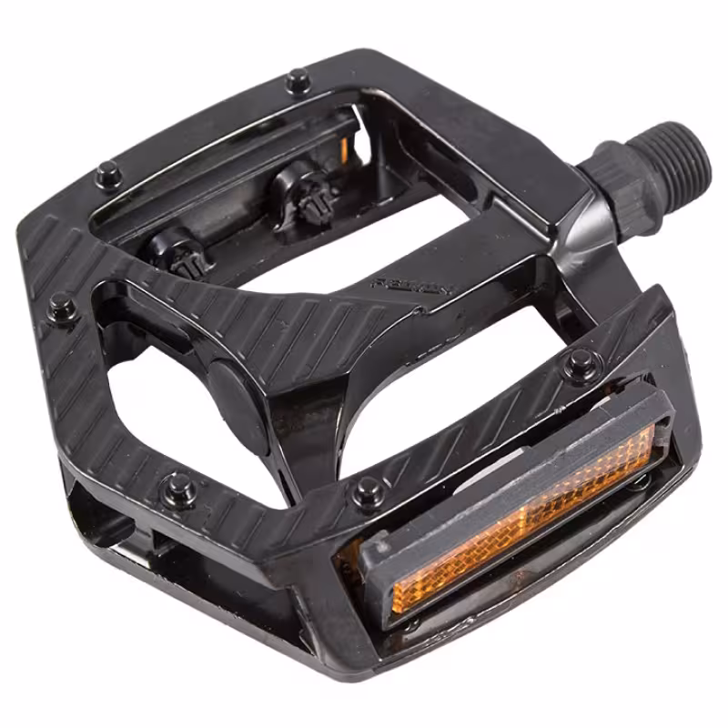 Комплект педалей платформенных Feimin FP-913ZU, MTB, алюминиевых, промподшипники, 9/16", 106х98 мм, черный