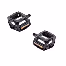 Комплект педалей платформенных Feimin FP-913ZU, MTB, алюминиевых, промподшипники, 9/16", 106х98 мм, черный