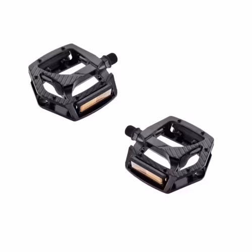 Комплект педалей платформенных Feimin FP-913ZU, MTB, алюминиевых, промподшипники, 9/16", 106х98 мм, черный