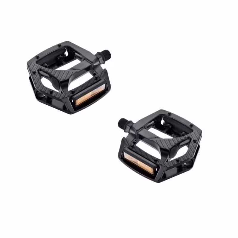 Комплект педалей платформенных Feimin FP-913ZU, MTB, алюминиевых, промподшипники, 9/16", 106х98 мм, черный