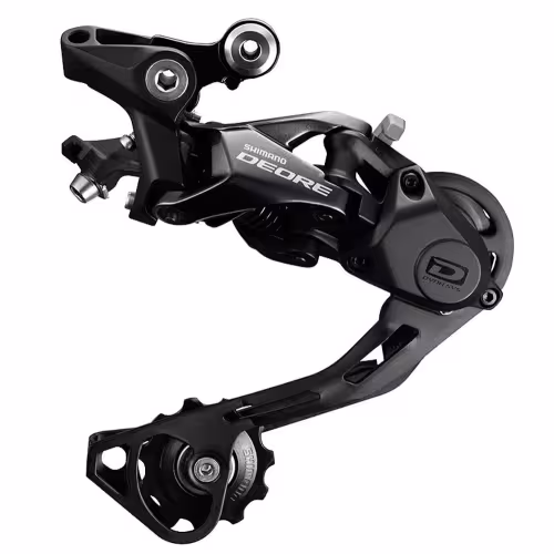 Переключатель задний Shimano Deore RD-M6000, GS, 10 скоростей, черный