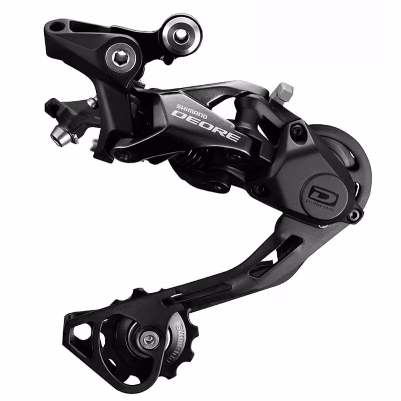 Переключатель задний Shimano Deore RD-M6000, GS, 10 скоростей, черный