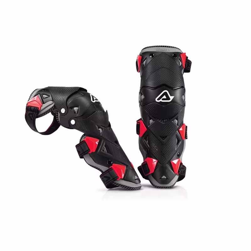 Наколенники Acerbis Impact EVO 3.0,  красный/черный