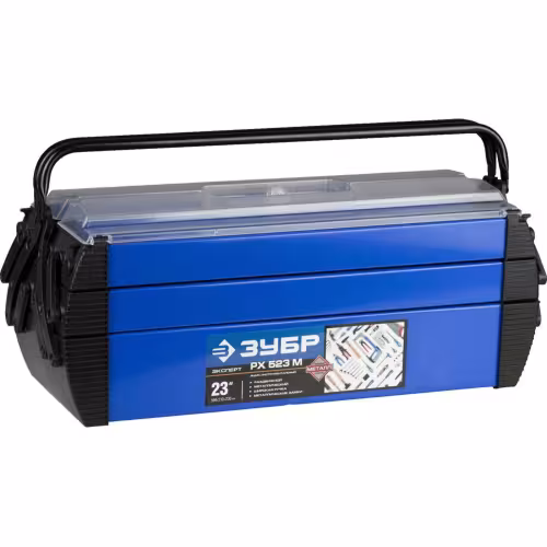 Ящик для инструмента металлический Зубр Дока Профессионал 38163-23