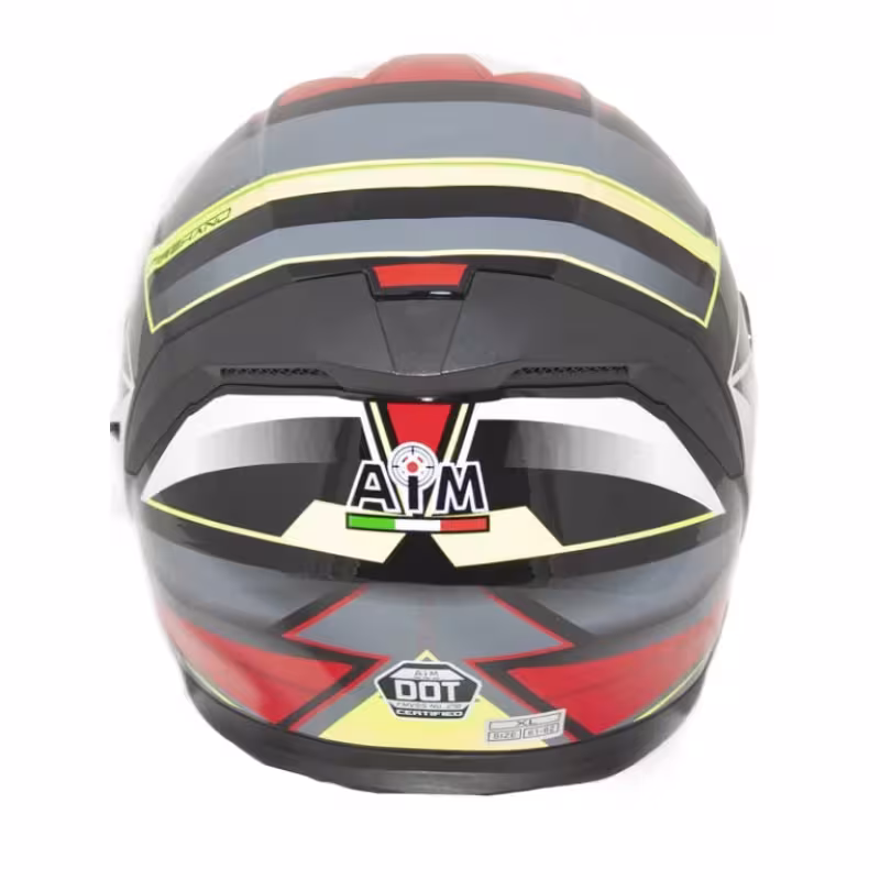 Мотошлем AiM JK526, красный, размер M