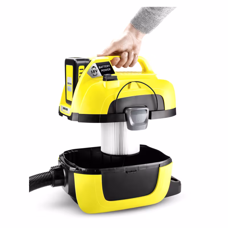 Пылесос беспроводной ручной Karcher WD 1 Compact Battery Set
