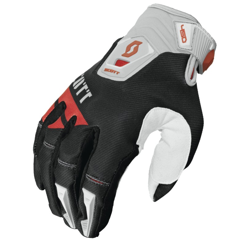 Мотоперчатки Scott 450 Race, черный/серый, размер XXL