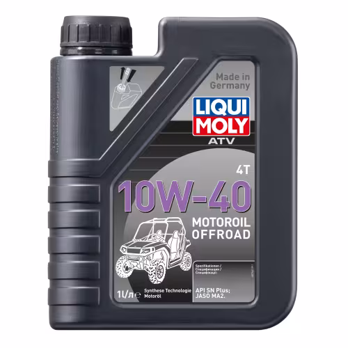 Масло моторное синтетическое для 4Т квадроциклов Liqui Moly ATV Motoroil Offroad 10W40, 1л