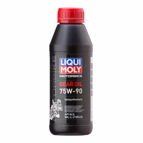 Масло синтетическое трансмиссионное Liqui Moly Motorrad Gear Oil 75W90, 0.5 л 